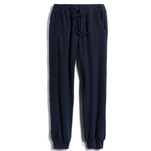 Michael Stars Madison Joggers Navy Medium NWT